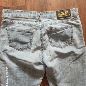 90s Vintage Von Dutch Blue Jeans